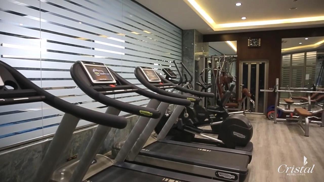 Cristal Erbil Hotel Экстерьер фото The gym at the hotel